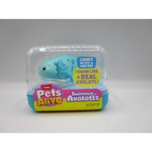 Pets Alive Swimming Axolotl Blue - Comes Alive In Water Real Swimming Actions
